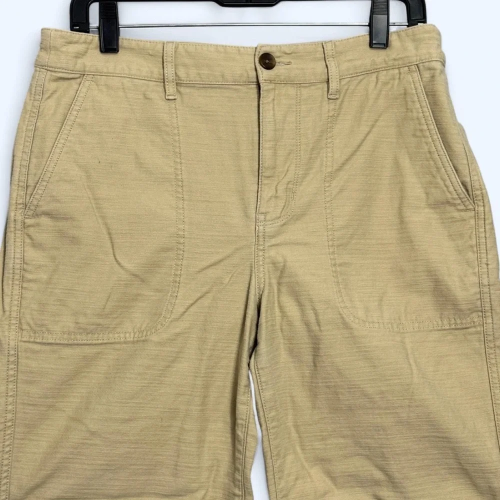 J.Crew Women's Size 8 Khaki Camp Utility Pants‎ Casual Preppy Minimalist EUC